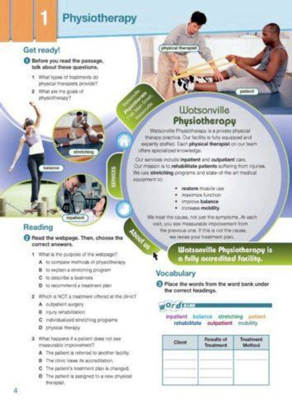 Physiotherapy (esp). Student's book with Digibook apps. Учебник