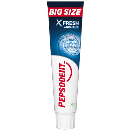 Pepsodent Зубная паста X-Fresh Aquamint, с фтором , 125 мл