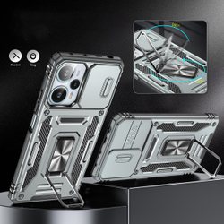 Чехол Safe Case с кольцом и защитой камеры для Xiaomi Poco X5 5G