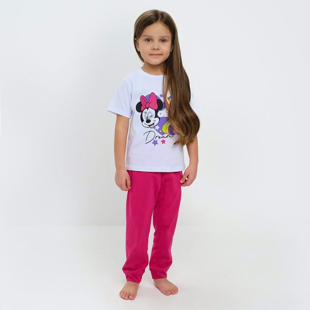 Комплект для девочек "Единорог", Минни Маус, р-р 110-116 (Disney)