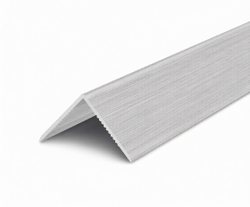 Угол ПВХ "Деконика" 186 Алюминий 30х30х2700 мм