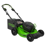 Самоходная газонокосилка Greenworks GC82LM51SP2 82V (51 см) бесщеточная аккумуляторная -  АКБ 2.5 А/Ч зарядка G82C / 82V 1.9А