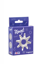 Эрекционное кольцо Rings Cogweel white (Цвет: прозрачный)