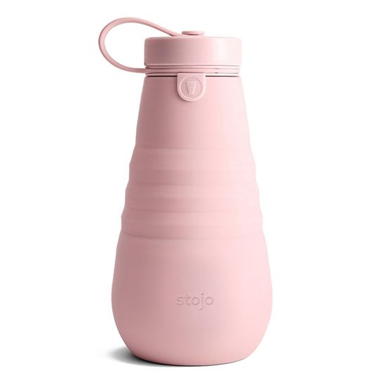 Бутылка складная силиконовая Stojo Bottle Carnation, 20 oz / 590 мл