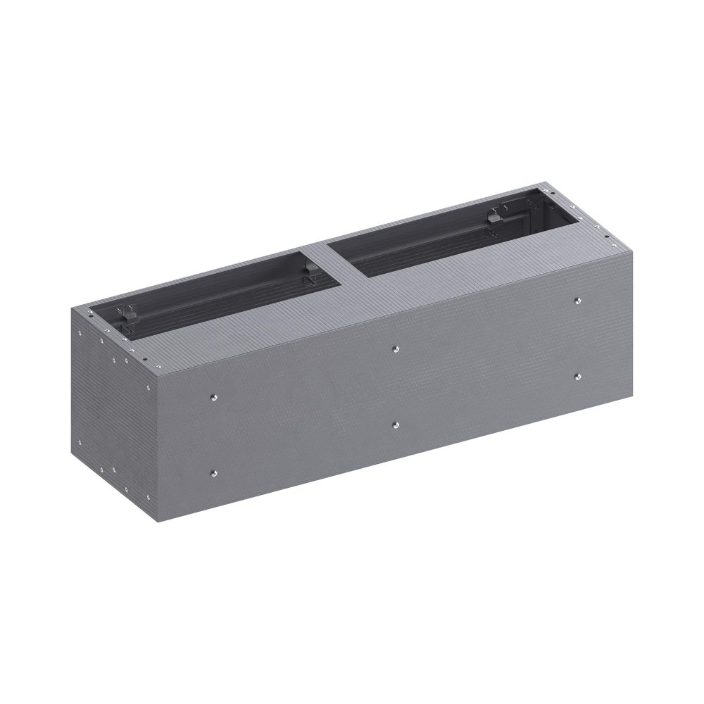 Цоколь стеклопластиковый наземный В=300 мм для навесных корпусов ШxГ 1000x300/250 мм