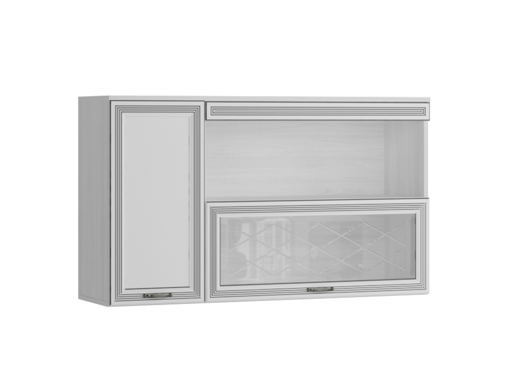 Полка навесная Ливорно ЛН-4, ясень