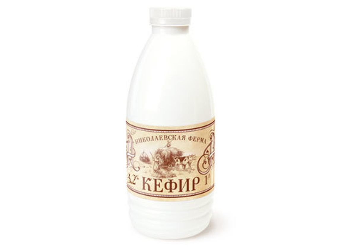 Кефир 3.2% "Николаевская ферма", 1л