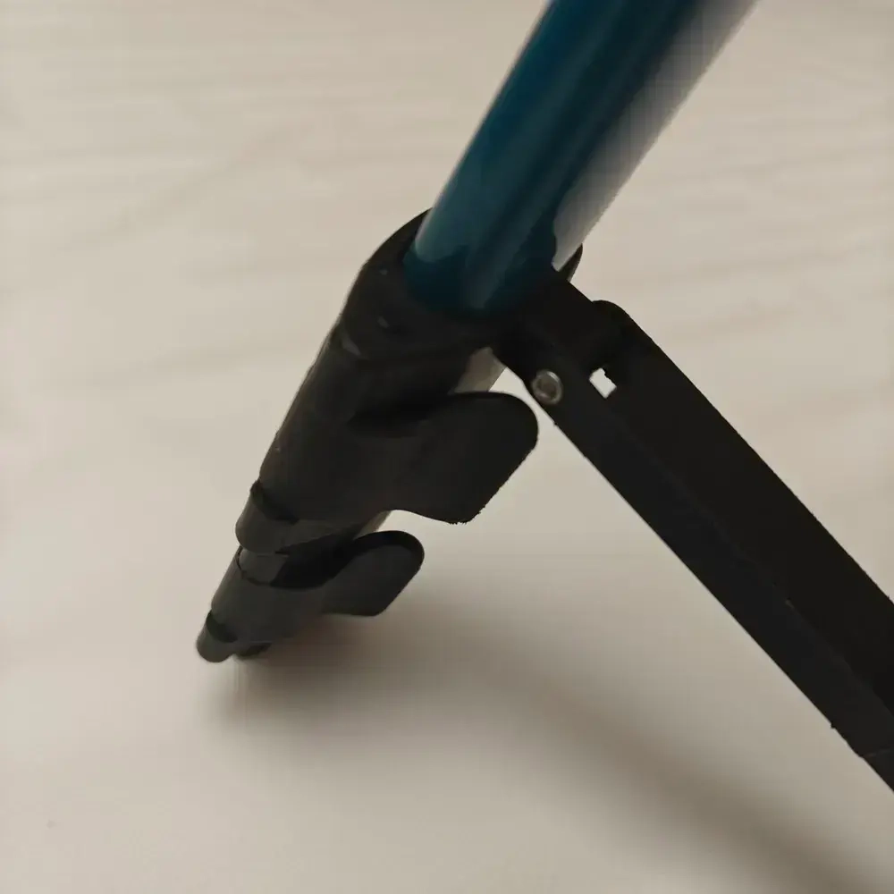 Распорная штанга-штатив для лазерного уровня 4 м с треногой + поворотная головка 360 / телескопическая/нержавеющая сталь