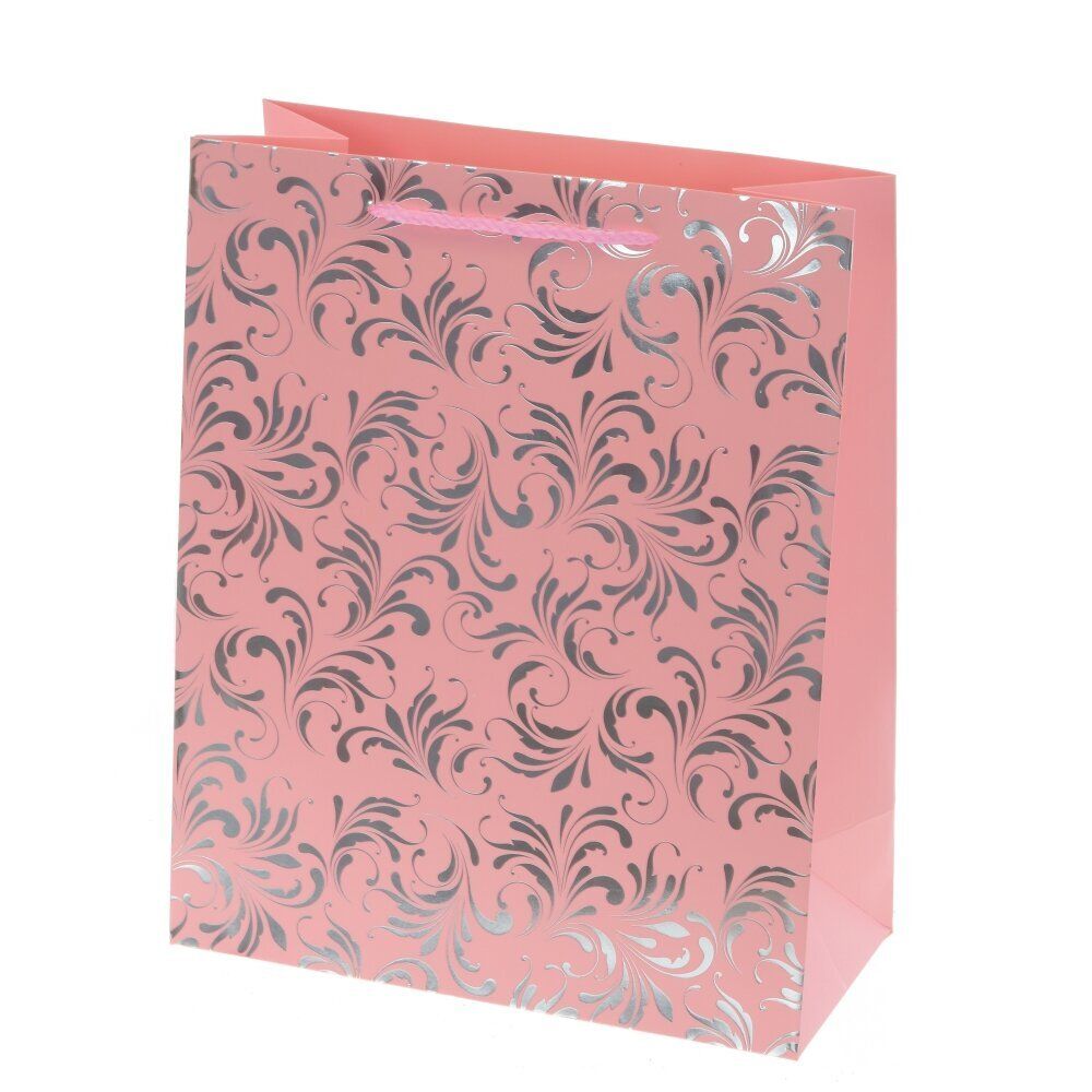 GAEM Пакет подарочный M (бумага 210г/м2, блок 12шт), L26 W12 H32 см, 4в.