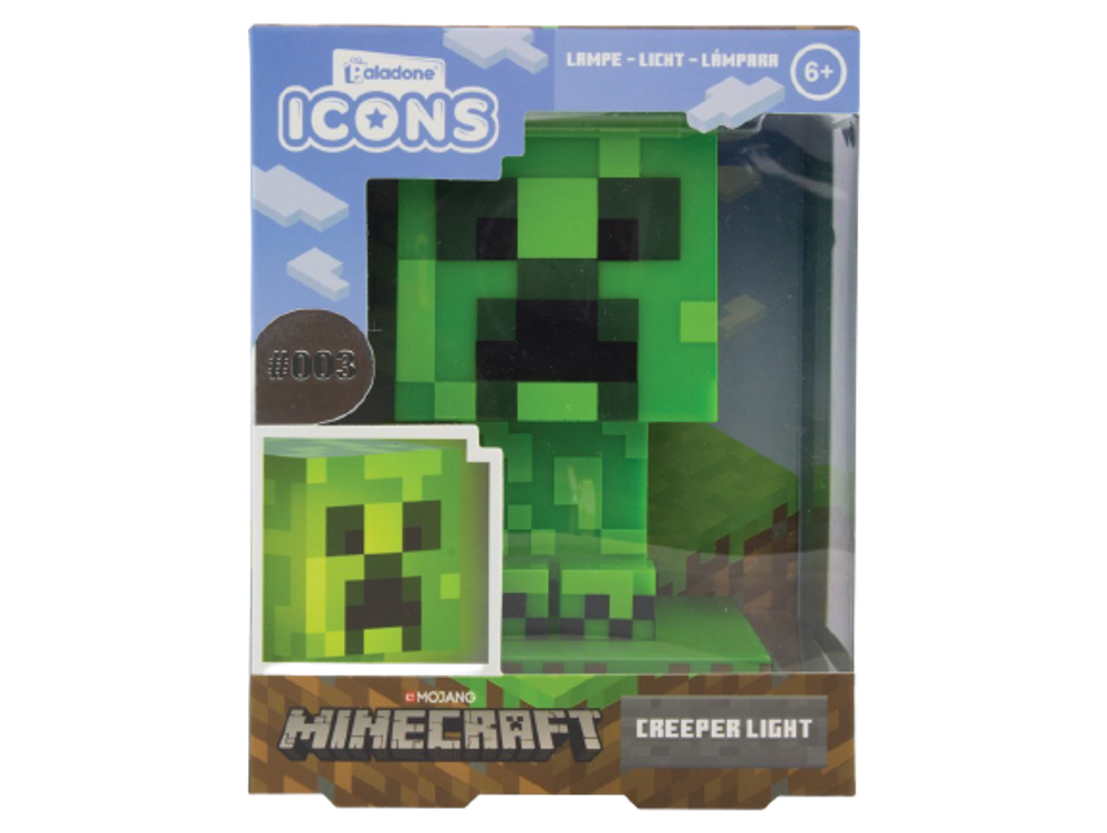 Светильник Minecraft Creeper Icon Light