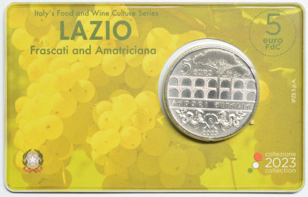 ИТАЛИЯ, 2023, 5 ЕВРО