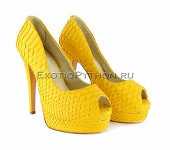 Туфли из кожи питона SH-92