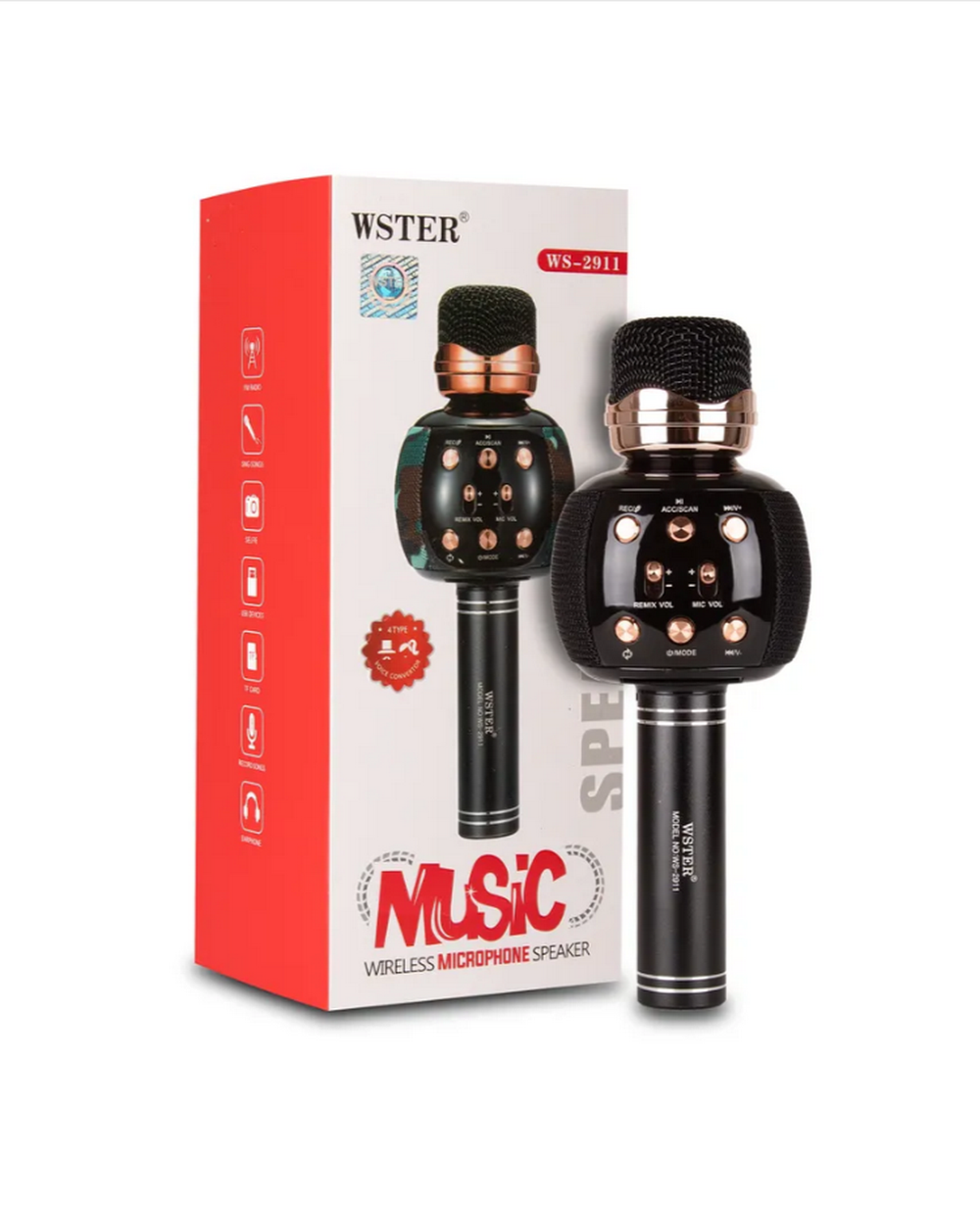 Беспроводная колонка-микрофон Wireless WS-2911 модуляция