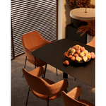 Стул wendy, рогожка, терракота