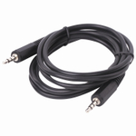 Кабель Jack 3.5 mm M-M 1 5 м SONNEN для передачи стерео-аудио черный (5 штук в упаковке)
