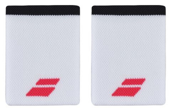Напульсник теннисный Babolat Logo Jumbo Wristband - белый