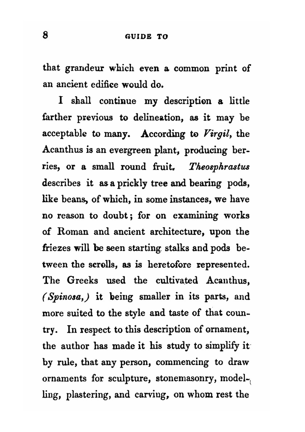 Guide for the drawing of acanthus | James Page