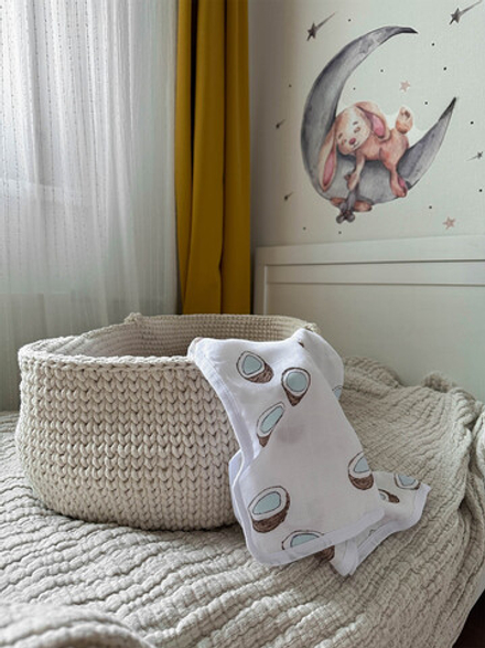 Муслиновая пелёнка Mjölk Кокосы