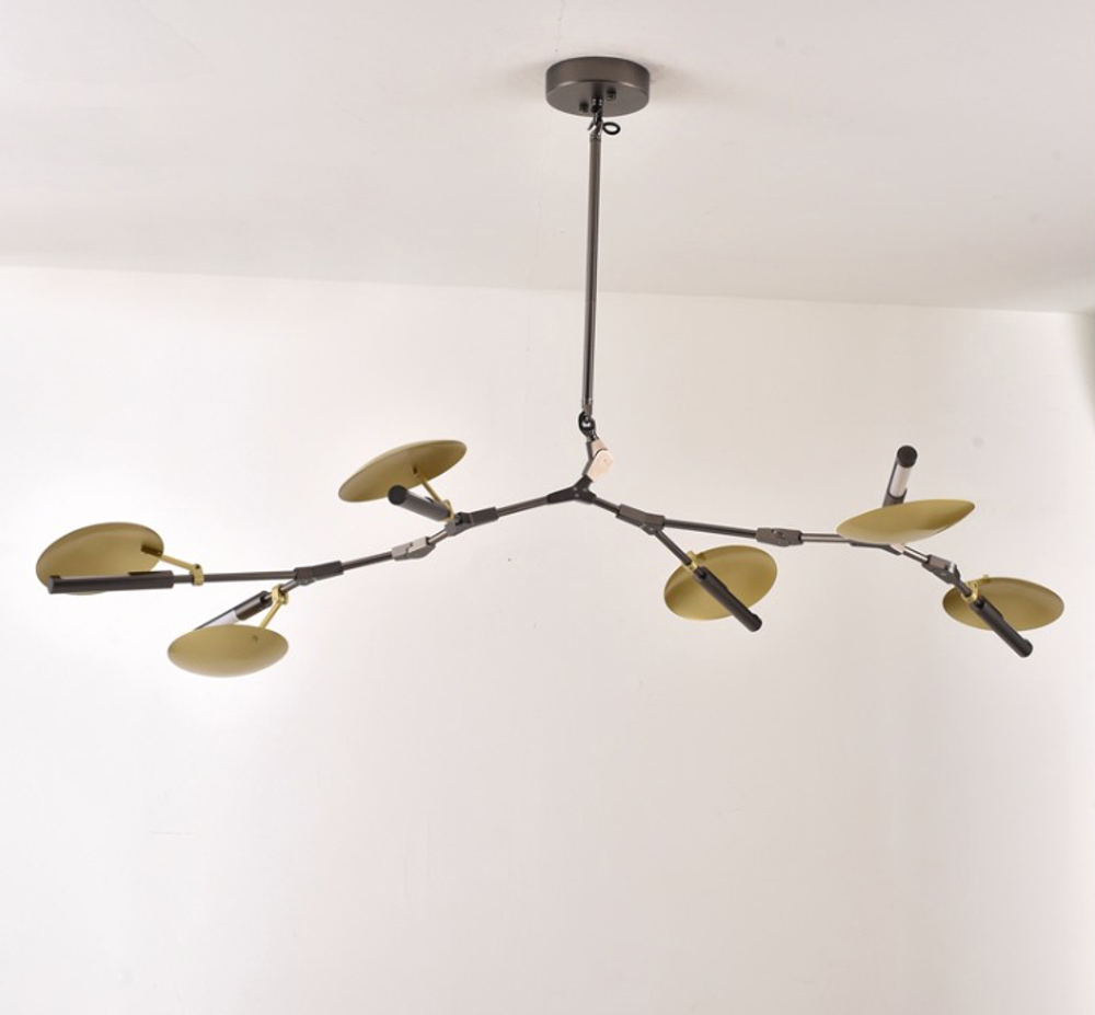 Потолочный дизайнерский светильник  Branching Disc 8-LIGHT BD.08.09 by Lindsey Adelman