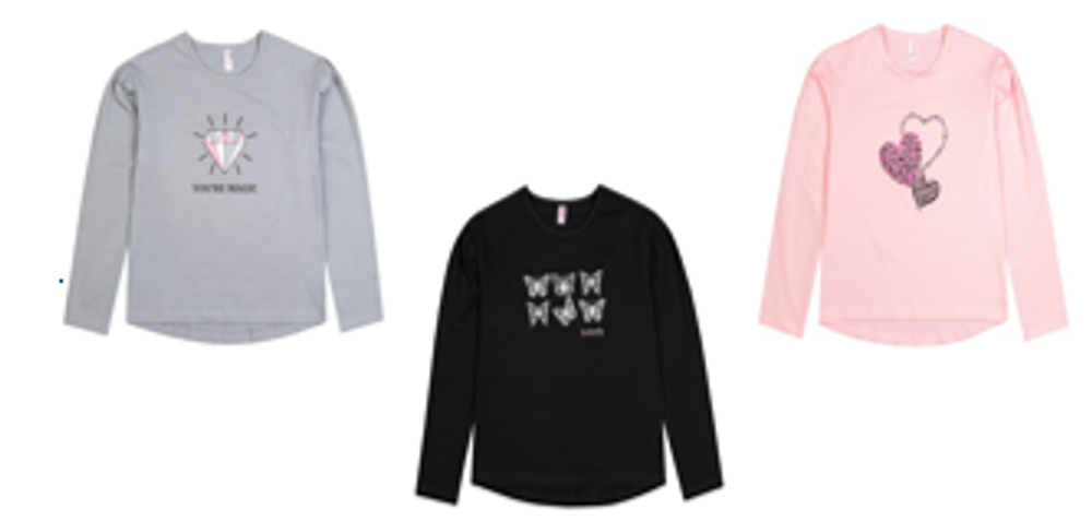 Лонгслив для девочек р-р 140 чёрный (Такро) M0874KL-7/10