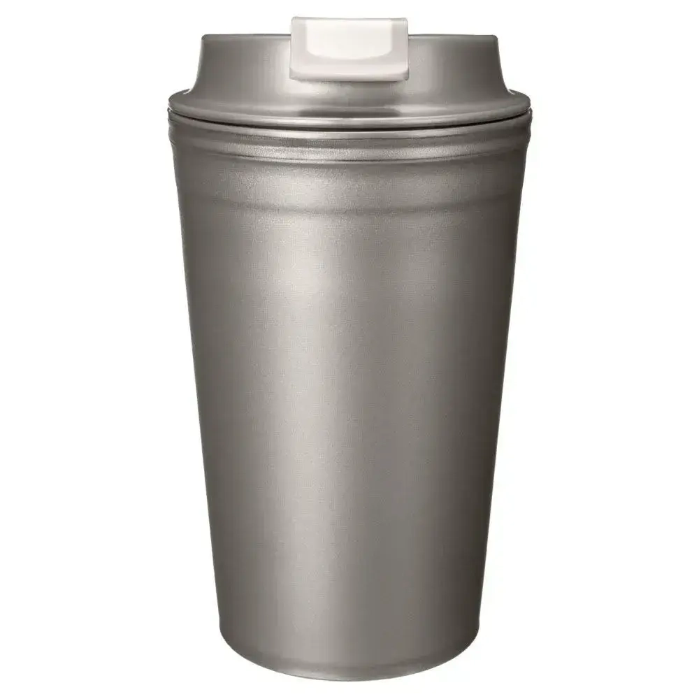 Термостакан с клапаном, 350мл, металлик бежевый