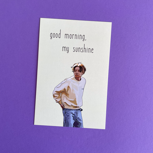Открытка / artkeys_ / BTS / "good morning"