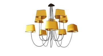 DesignHeure Lu10gnjo —  Lustre 10 abat-jour Grand Nuage