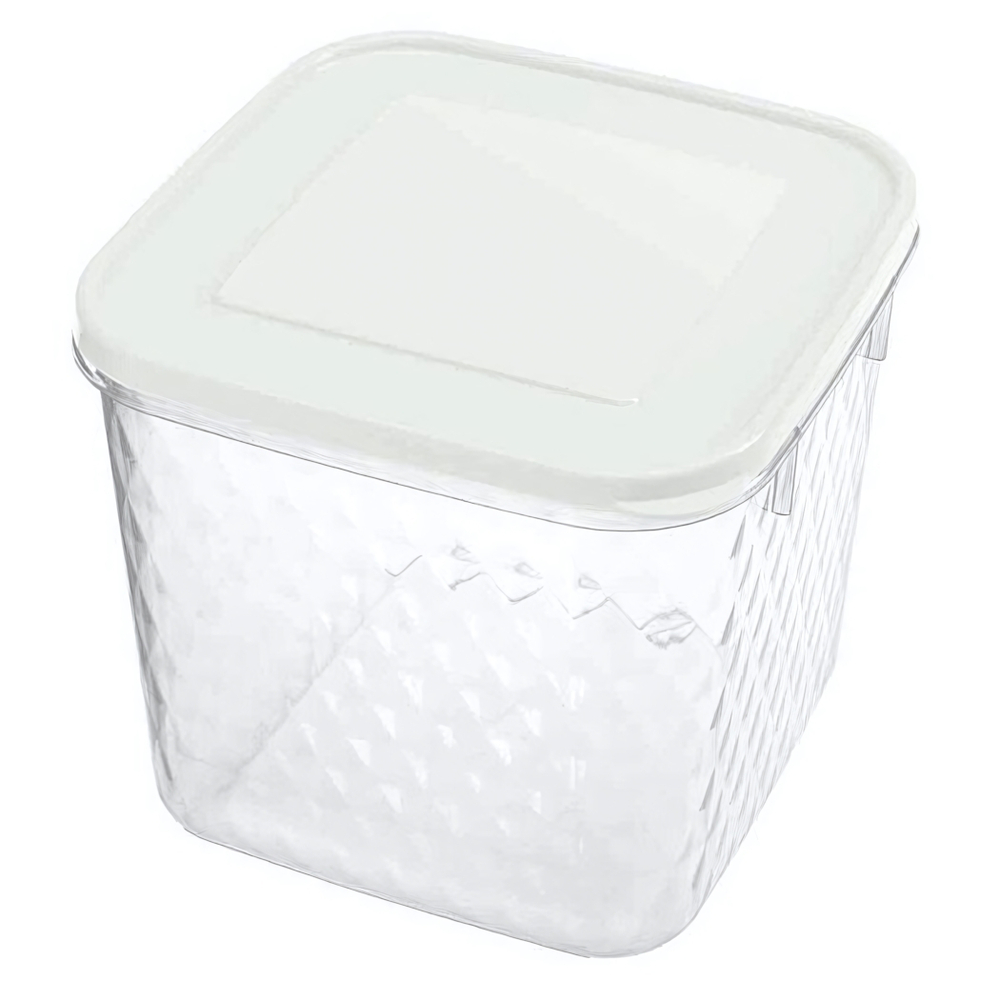 Контейнер для замораживания и хранения продуктов "кристалл" 1,8л (белый)