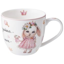 НАБОР ПОСУДЫ LEFARD "МОЯ ЗАЙКА" 3 ПР.: САЛАТНИК 13*6,5 СМ 580 МЛ, ТАРЕЛКА 19,5*2 СМ, КРУЖКА 270 МЛ
