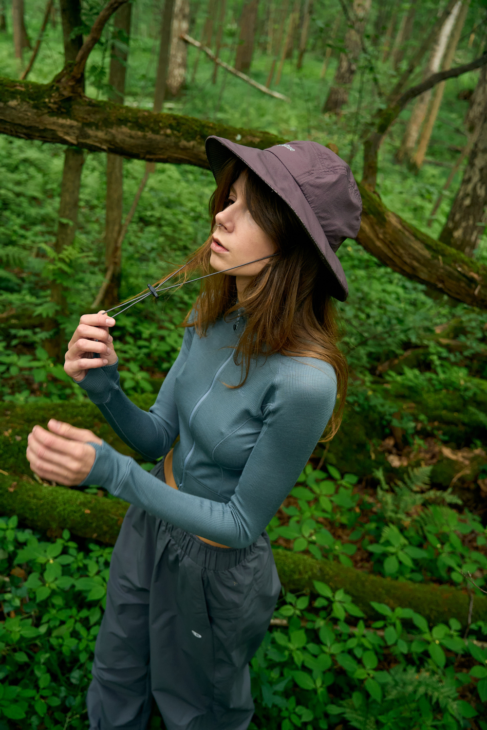 Панама Nothomme Blue Outdoor Sun Hat "Purple"