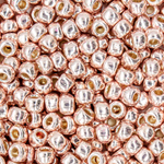 Японский бисер TOHO Round 8/0 (№PF552), непрозрачный глянцевый с металлическим блеском