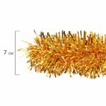 Мишура (1 штука), диаметр 70 мм, длина 2 м, ассорти 6 цветов, ЗОЛОТАЯ СКАЗКА, 592212