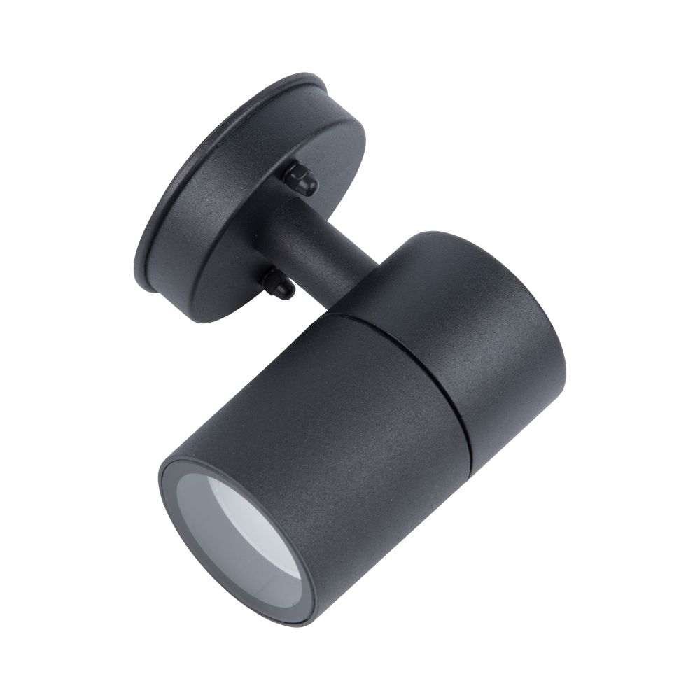 UUL-S21С-35W-GU10 IP65 BLACK Светильник уличный. под лампу GU10. Архитектурный накладной. Корпус черный. TM Uniel