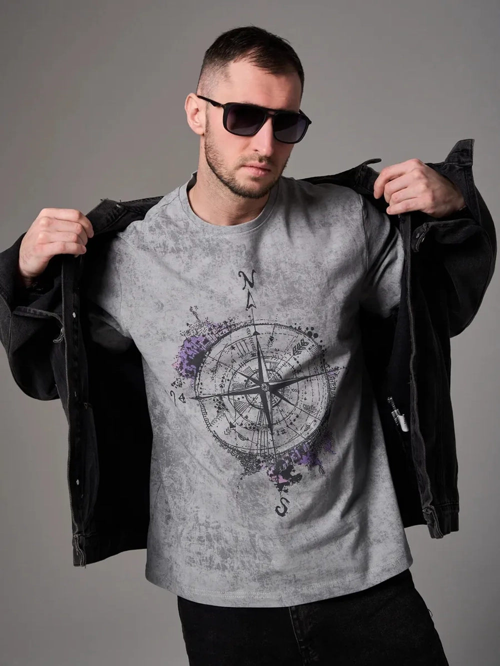 Футболка мужская "Роза ветров"