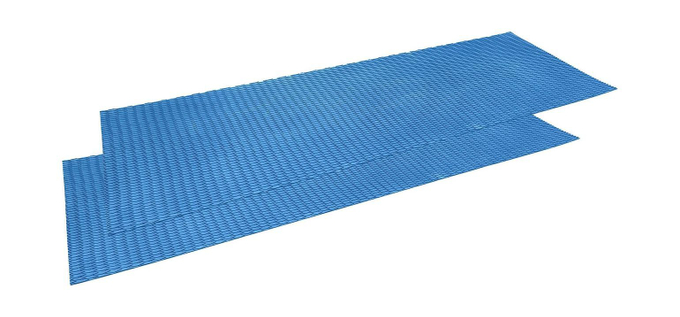 Покрытие палубное EVA, 2400х800х6мм, самоклеящееся, синее, тип "F", упаковка 2 листа, Marine Rocket