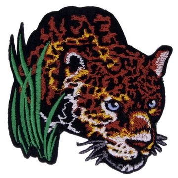 Нашивка Гепард в траве (80х80)
