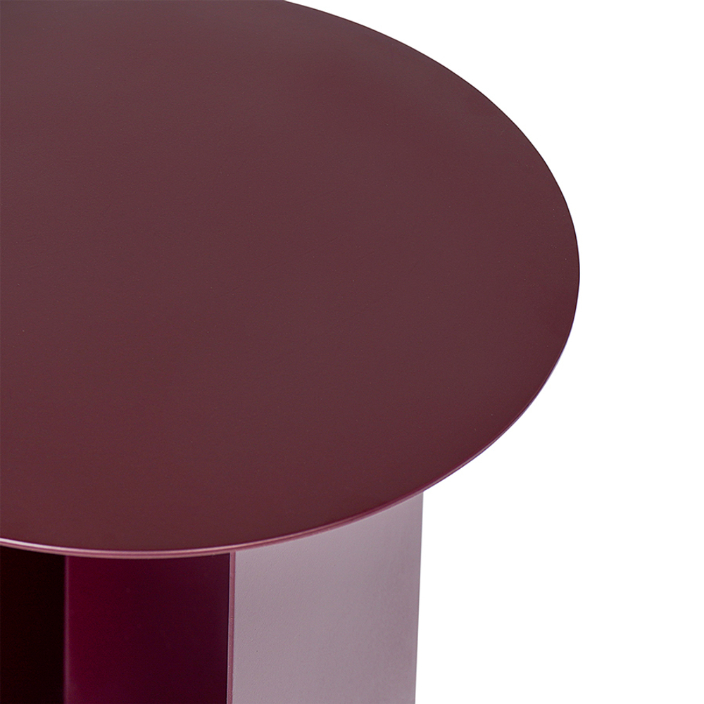 Столик журнальный silje, D38 см, сливовый