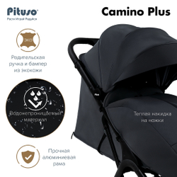 Pituso Коляска прогулочная CAMINO+ Black