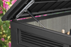 Уличный ящик пластиковый Keter Horizontal Narrow ashwood 2020 л