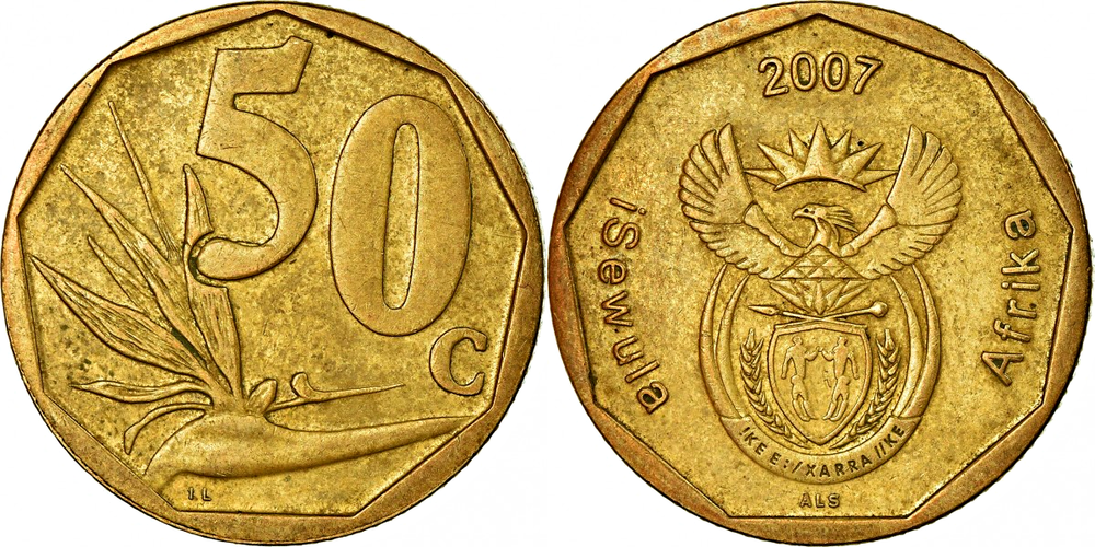 ЮАР 50 центов, 2007 iSewula Afrika XF
