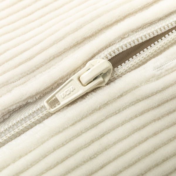 Толстовка Puff Zip велюровая бежевый - фото 6