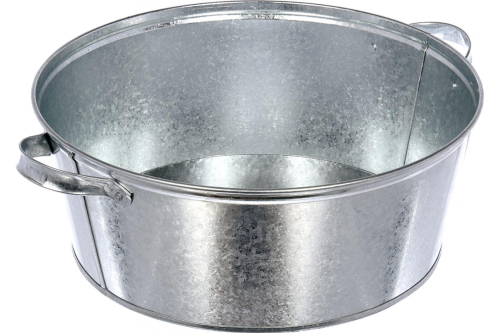 Таз оцинкованный 13л круглый