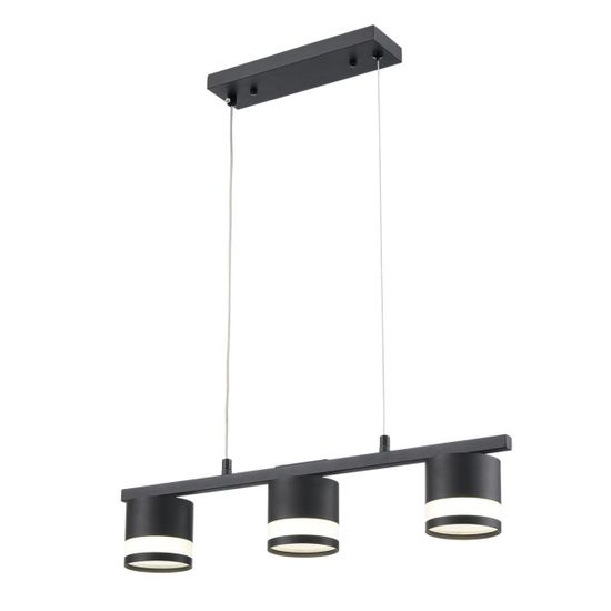 8240/3 COMFI LN25 198 черный, металл/акрил Светильник подвесной LED GX53 3*7W 220V LANIKA