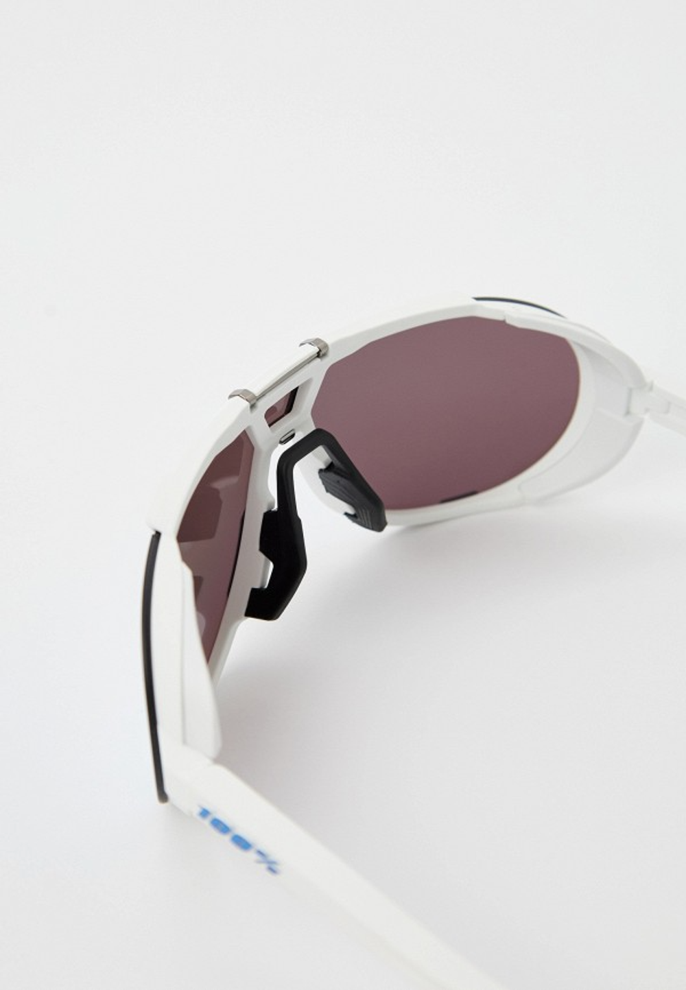 Спортивные очки 100% Westcraft / Soft Tact White / HiPER Blue Multilayer Mirror Lens
