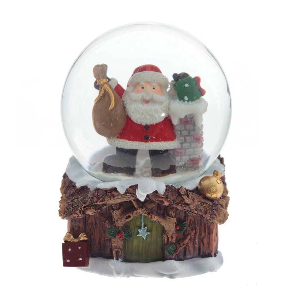 GAEM Фигурка декор в стекл шаре "Дед Мороз", D6 см, L6 W6 H8 см, 2в.