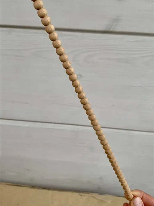 Молдинг декоративный для стен N142. Деревянные заготовки для творчества, бук, 10 шт. по 1200 мм.