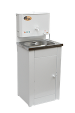 Умывальник дачный "Комфорт" ВИХРЬ с подогревом, нержавейка, белый