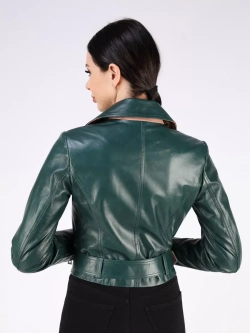 Кожаная куртка демисезонная косуха