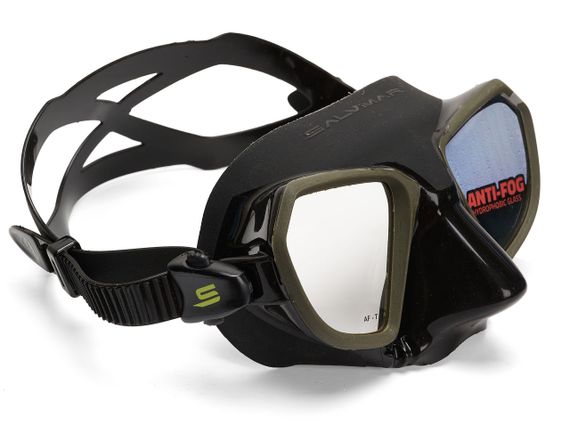 Маска Salvimar NOAH Антифог черный/зеленый