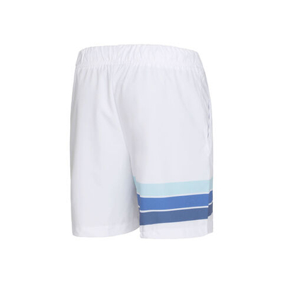 Мужские теннисные шорты Quiet Please Ocean Block Stripe Smash Shorts Men - White, Blue